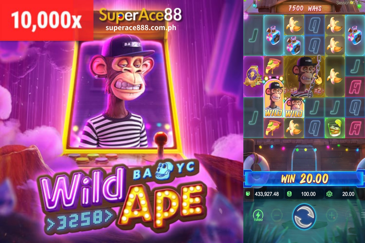 Wild Ape is a SuperAce88 Casino Slot Game produced by PG Soft. SuperAce88 Casino offers Wild Ape for free play in demo mode.