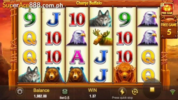 Charge Buffalo Free Spins